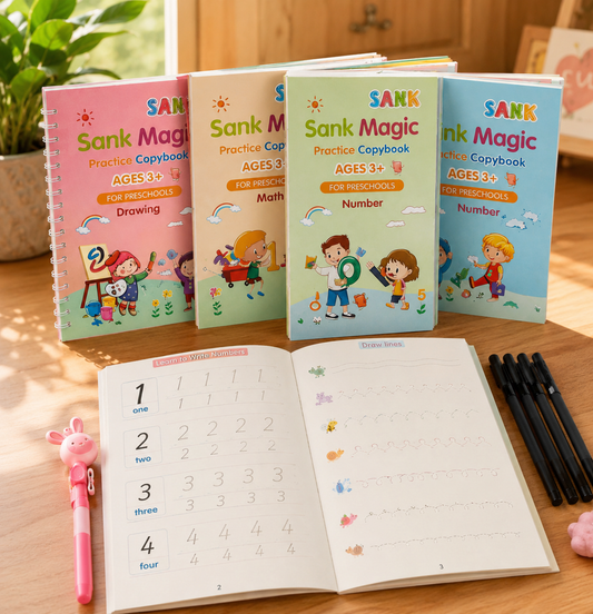 Set Cuaderno Magic Caligrafia Montessori