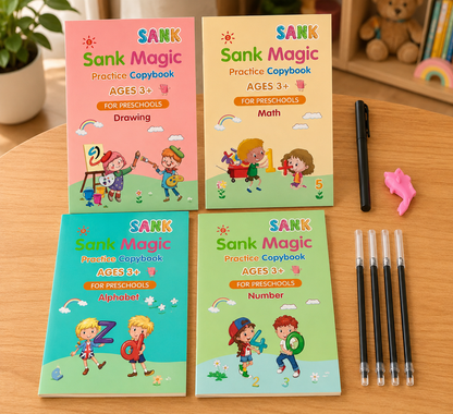 Set Cuaderno Magic Caligrafia Montessori